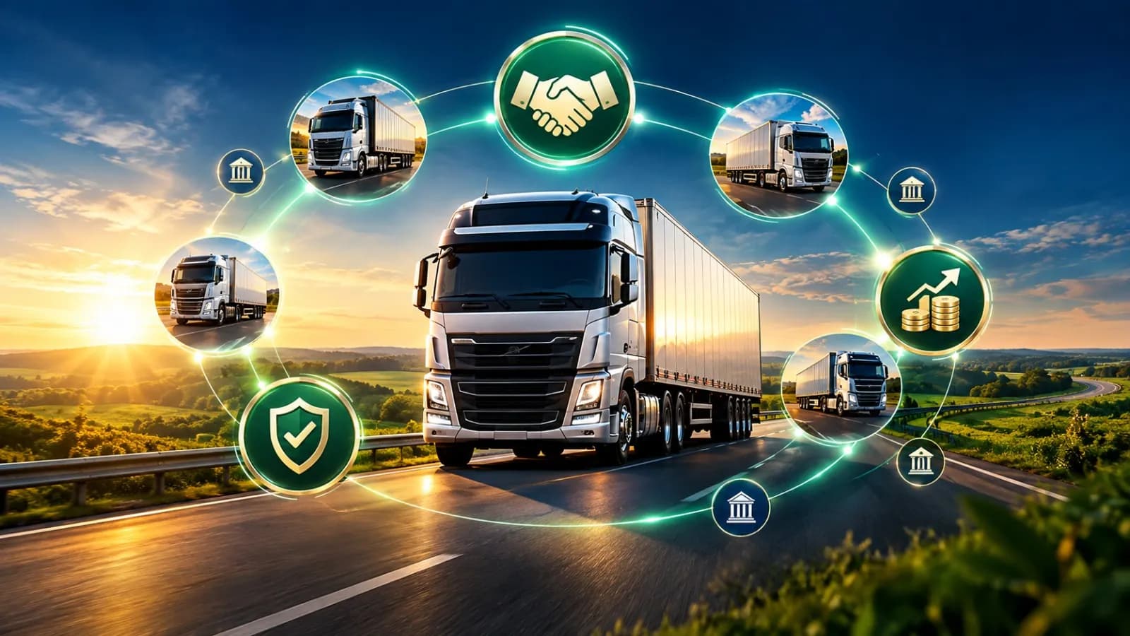 Financiamento para associados e cooperados de associações de transportes e cooperativas